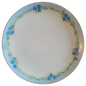 Vtg 67 Bavaria Porcelain Gold Trim Floral Salad Dessert Plate Catherine Ruble